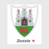 Wapen van de stad Kilkenny Sticker (Vel)