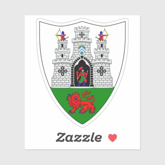 Wapen van de stad Kilkenny Sticker (Vel)