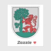 Wapen van de stad Liepāja, Letland Sticker (Vel)