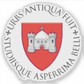 Wapen van de stad Limerick Sticker (Voorkant)