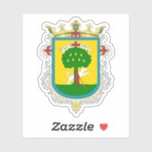 Wapen van de stad Zapopan, Mexico Sticker (Vel)