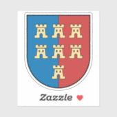 Wapen van de Transylvanische Saksen Sticker (Vel)