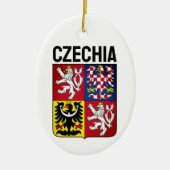 wapen van de Tsjechische Republiek Keramisch Ornament (Voorkant)