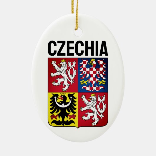 wapen van de Tsjechische Republiek Keramisch Ornament (Achterkant)