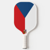 wapen van de Tsjechische Republiek Pickleball Paddle (Achterkant)