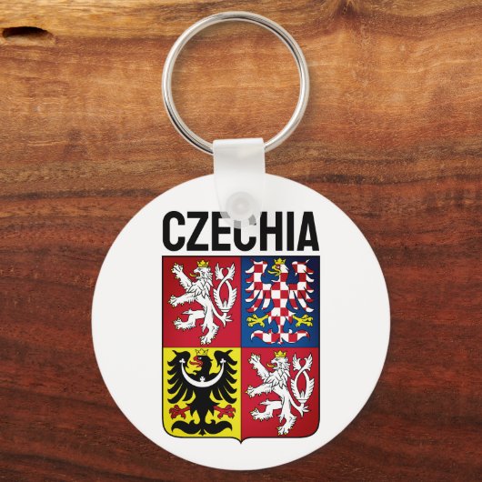 wapen van de Tsjechische Republiek Sleutelhanger (Voorkant)