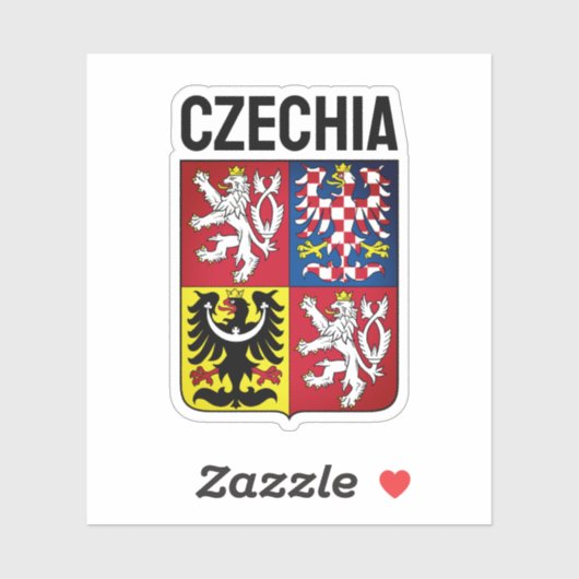 wapen van de Tsjechische Republiek Sticker (Vel)