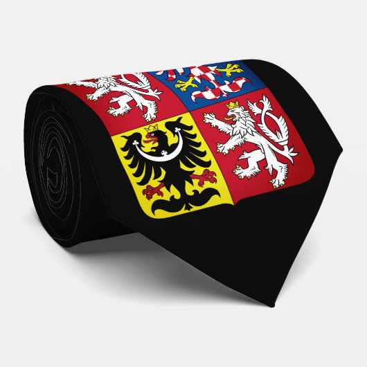 wapen van de Tsjechische Republiek Stropdas (Opgerold)