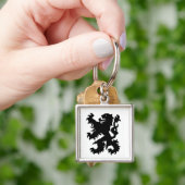 Wapen van de Vlaamse Leeuw Sleutelhanger (Hand)