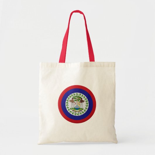 Wapen van de vlag van Belize Tote Bag (Voorkant)