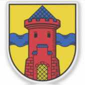 Wapen van Delmenhorst, Duitsland Sticker (Voorkant)