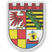 Wapen van Dessau-Roßlau, Duitsland Sticker (Voorkant)