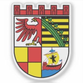 Wapen van Dessau-Roßlau, Duitsland Sticker
