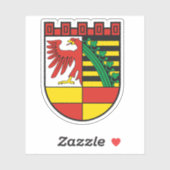 Wapen van Dessau Sticker (Vel)
