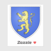 Wapen van Differdange, Luxemburg Sticker (Vel)