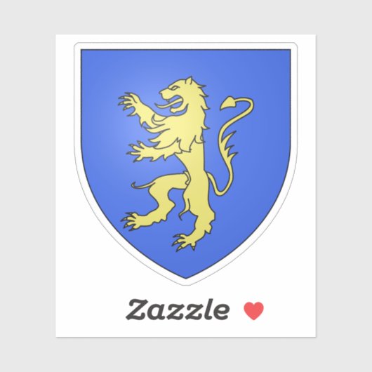 Wapen van Differdange, Luxemburg Sticker (Vel)