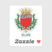 Wapen van Dijon, Frankrijk Sticker (Vel)