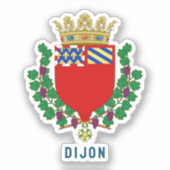 Wapen van Dijon, Frankrijk Sticker (Voorkant)