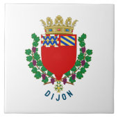 Wapen van Dijon, Frankrijk Tegeltje (Voorkant)