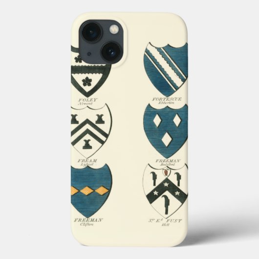 Wapen van diverse Engelse huizen Case-Mate iPhone Case (Achterkant)
