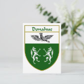 Wapen van Donahue/familiewapen Briefkaart (Staand voorkant)