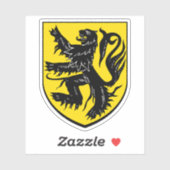 Wapen van Dudelange, Luxemburg Sticker (Vel)