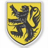 Wapen van Dudelange, Luxemburg Sticker (Voorkant)