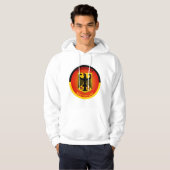 Wapen van Duitsland Cirkelvorm Hoodie (Voorkant volledig)