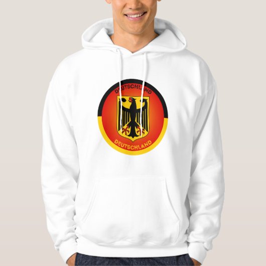 Wapen van Duitsland Cirkelvorm Hoodie (Voorkant)