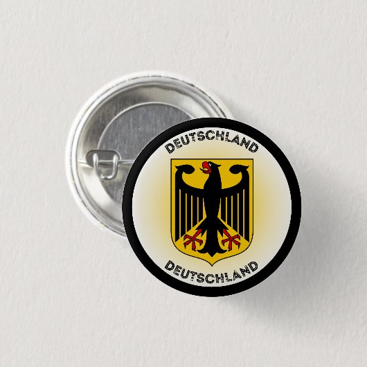 Wapen van Duitsland Cirkelvorm Ronde Button 3,2 Cm (Voorkant /achterkant)