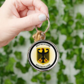 Wapen van Duitsland Cirkelvorm Sleutelhanger (Hand)