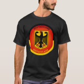 Wapen van Duitsland Cirkelvorm T-shirt (Voorkant)