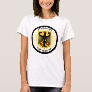 Wapen van Duitsland Cirkelvorm T-shirt