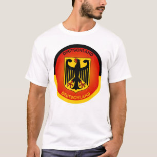 Wapen van Duitsland Cirkelvorm T-shirt