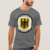 Wapen van Duitsland Cirkelvorm T-shirt (Voorkant)