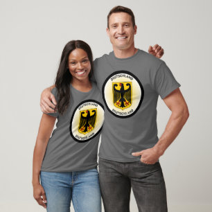 Wapen van Duitsland Cirkelvorm T-shirt