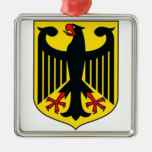 Wapen van Duitsland Metalen Ornament (Voorkant)