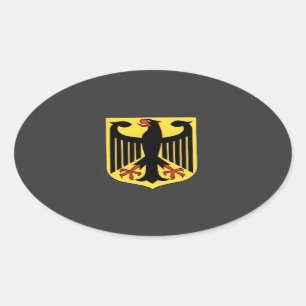 Wapen van Duitsland Ovale Sticker