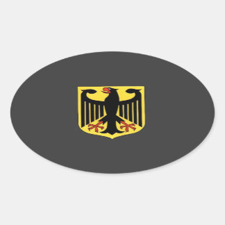Wapen van Duitsland Ovale Sticker