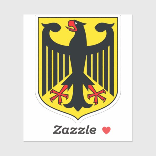 Wapen van Duitsland Sticker (Vel)