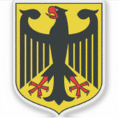 Wapen van Duitsland Sticker (Voorkant)