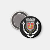 Wapen van Elvas, Portugal Magneet (Voorkant / Achterkant)