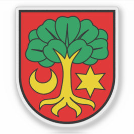 Wapen van Erlach, Zwitserland Sticker