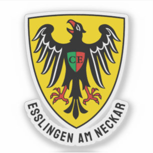 Wapen van Esslingen am Neckar, Duitsland Sticker