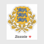 Wapen van Estland Sticker (Vel)
