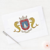 Wapen van Fajardo - PUERTO RICO Rechthoekige Sticker (Envelop)