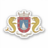 Wapen van Fajardo - PUERTO RICO Sticker (Voorkant)