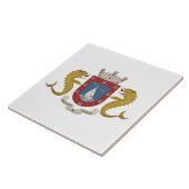 Wapen van Fajardo - PUERTO RICO Tegeltje (Zijkant)