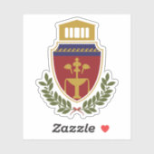 Wapen van Fier, Albanië Sticker (Vel)