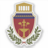 Wapen van Fier, Albanië Sticker (Voorkant)